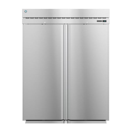 Hoshizaki Refrigerator, Two Section Roll-In Upright, Full Stainless Doors with Lock RN2A-FS